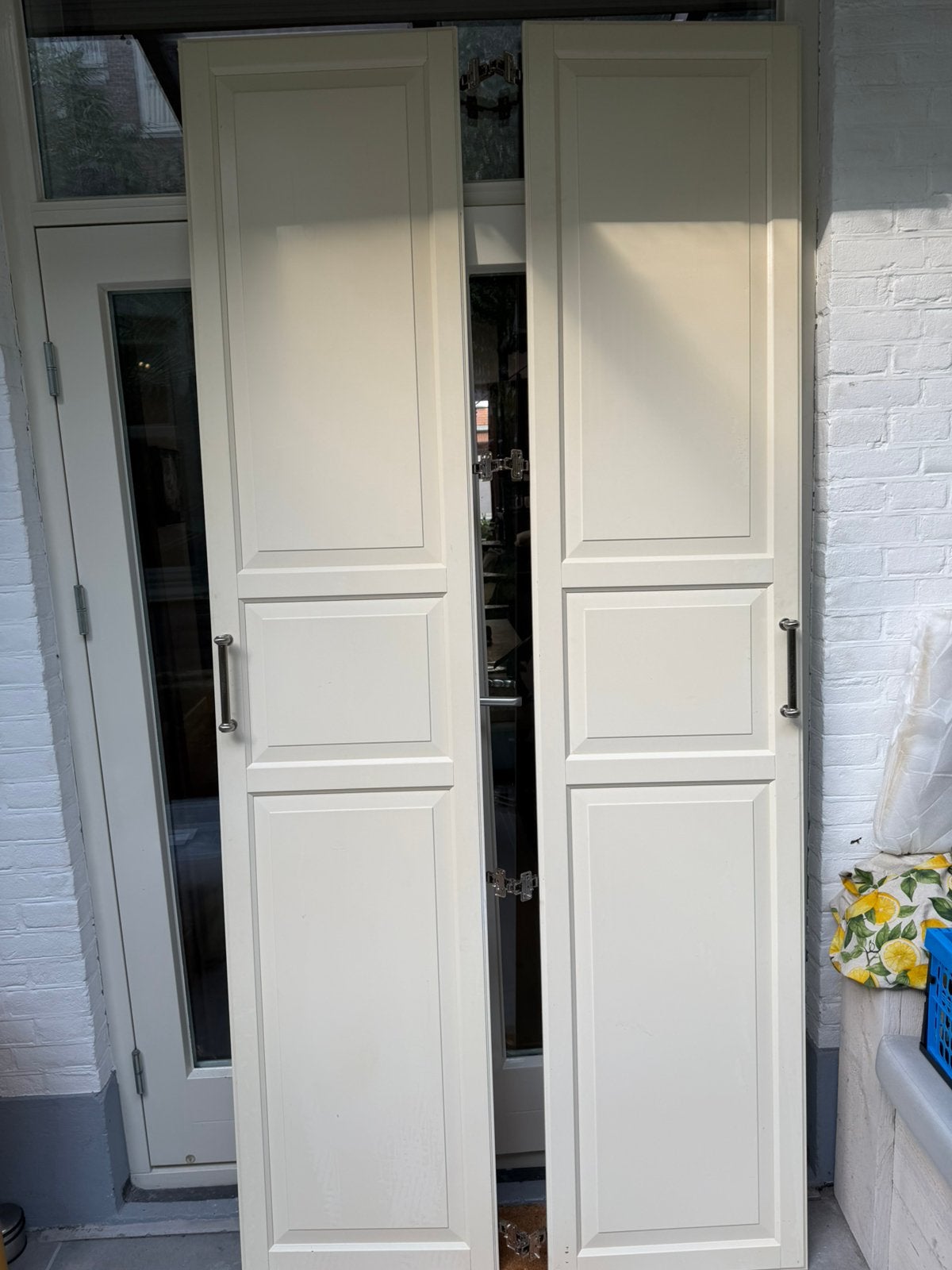 2x Tyssedal IKEA deur 50x229cm incl scharnieren, Ophalen, Gebruikt, 200 cm of meer, 50 tot 100 cm