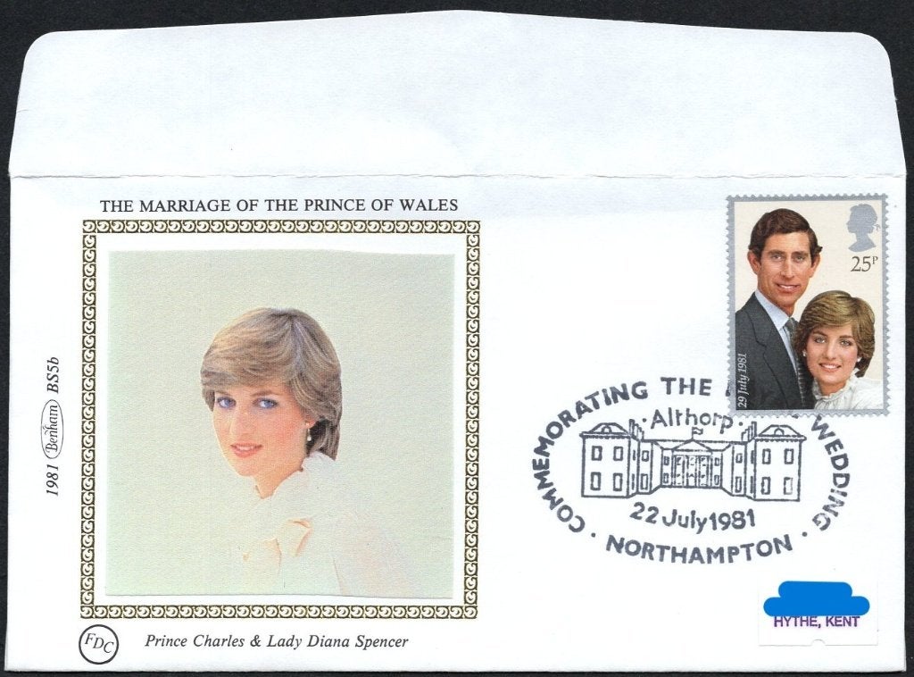 UK - Royal Wedding Price Charles & Lady Diana 1981, Postzegels en Munten, Verzenden, Envelop