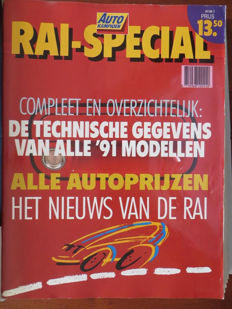 Autokampioen 3 1991 RAI-Special, Mazda 121 (test), ZX, Dakar, Ophalen of Verzenden, Nieuw, Mazda