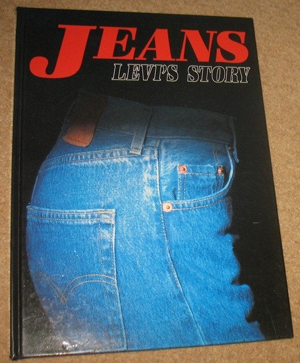 Jeans Levi’s Story; Noël Graveline; 1990, Boeken, Mode, Ophalen of Verzenden, Gelezen, Mode algemeen