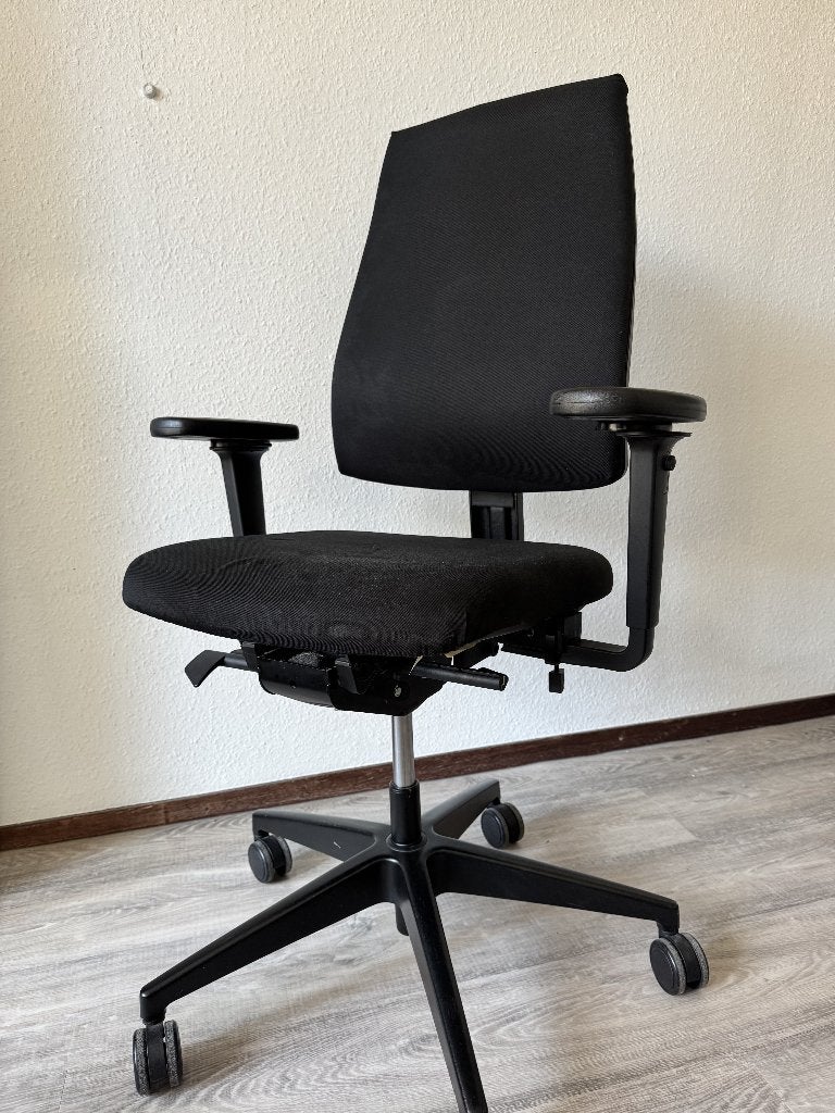 Bureaustoel Interstuhl 154G, Ophalen, Zwart, Zo goed als nieuw, Bureaustoel