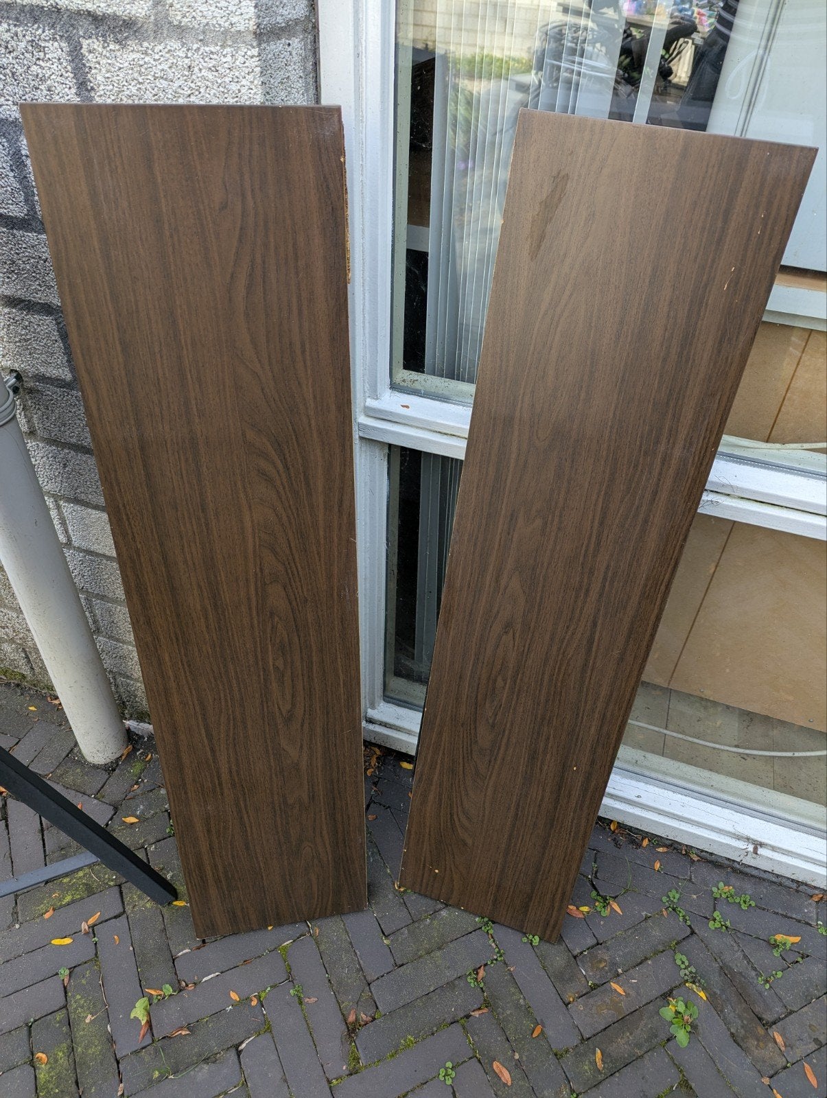 Sierplanken bruin, wandplanken, Ophalen, Gebruikt