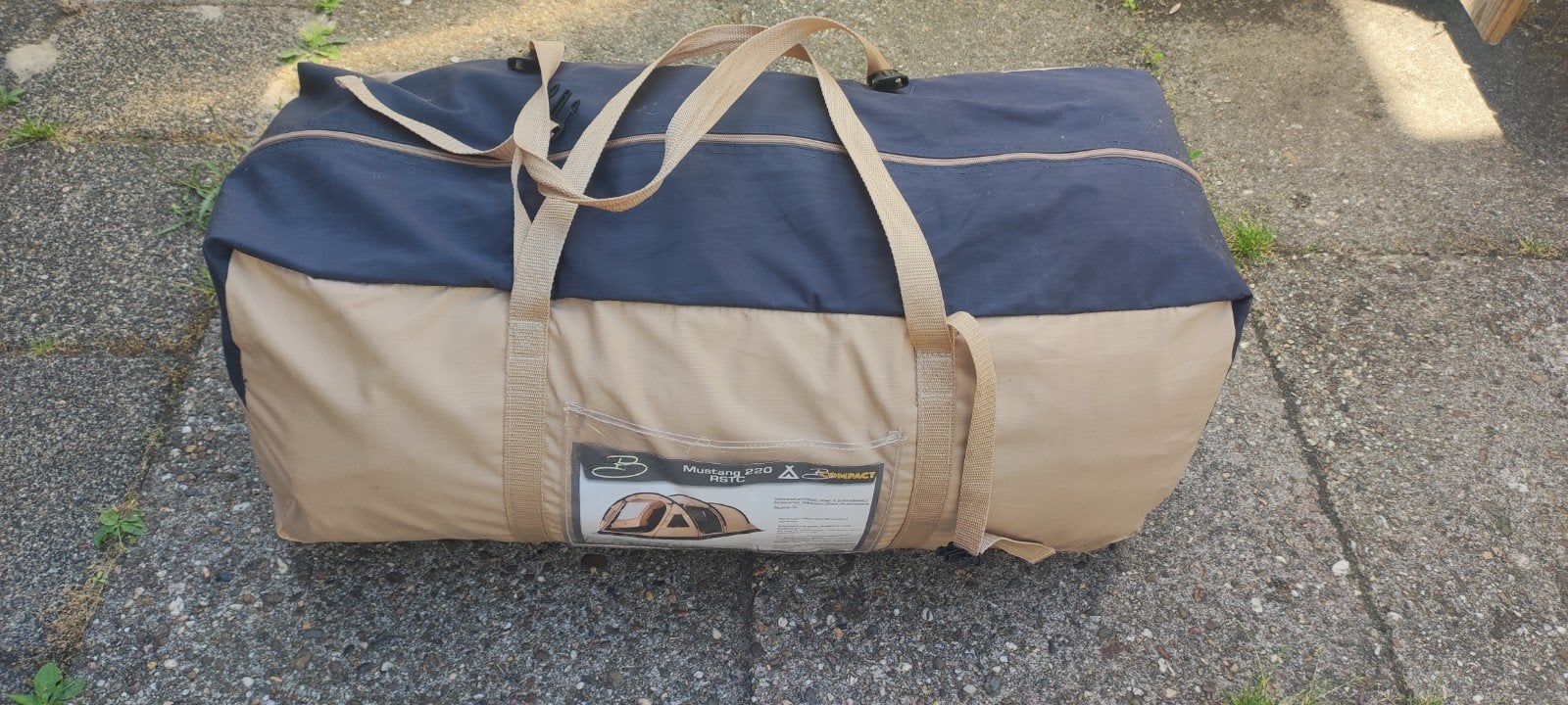 Bardani Mustang 220 RSTC tunneltent - 3 persoons, Ophalen, Zo goed als nieuw, Tot en met 3