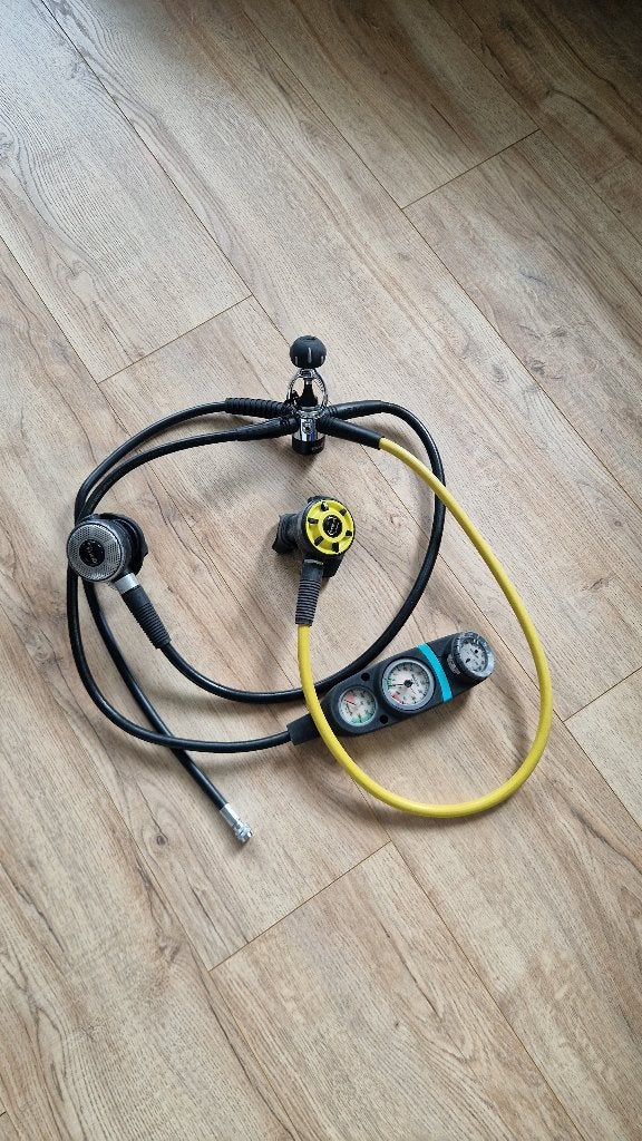 SET Mares Epos ademautomaat Sporasub octopus Suunto console, Watersport en Boten, Ophalen, Gebruikt, Overige typen