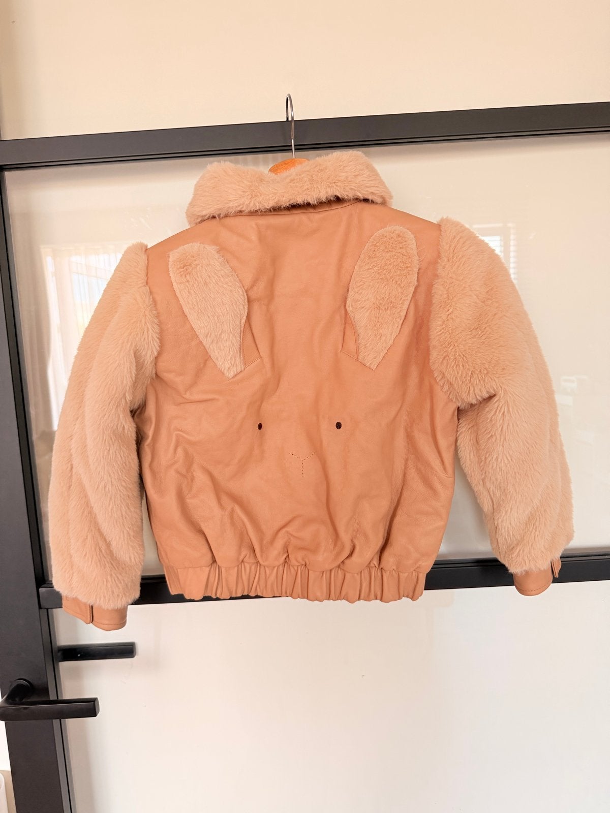 Donsje Yuki Leren Jas met Fluffy Details - Nieuw!, Ophalen of Verzenden, Nieuw, Meisje, Jas