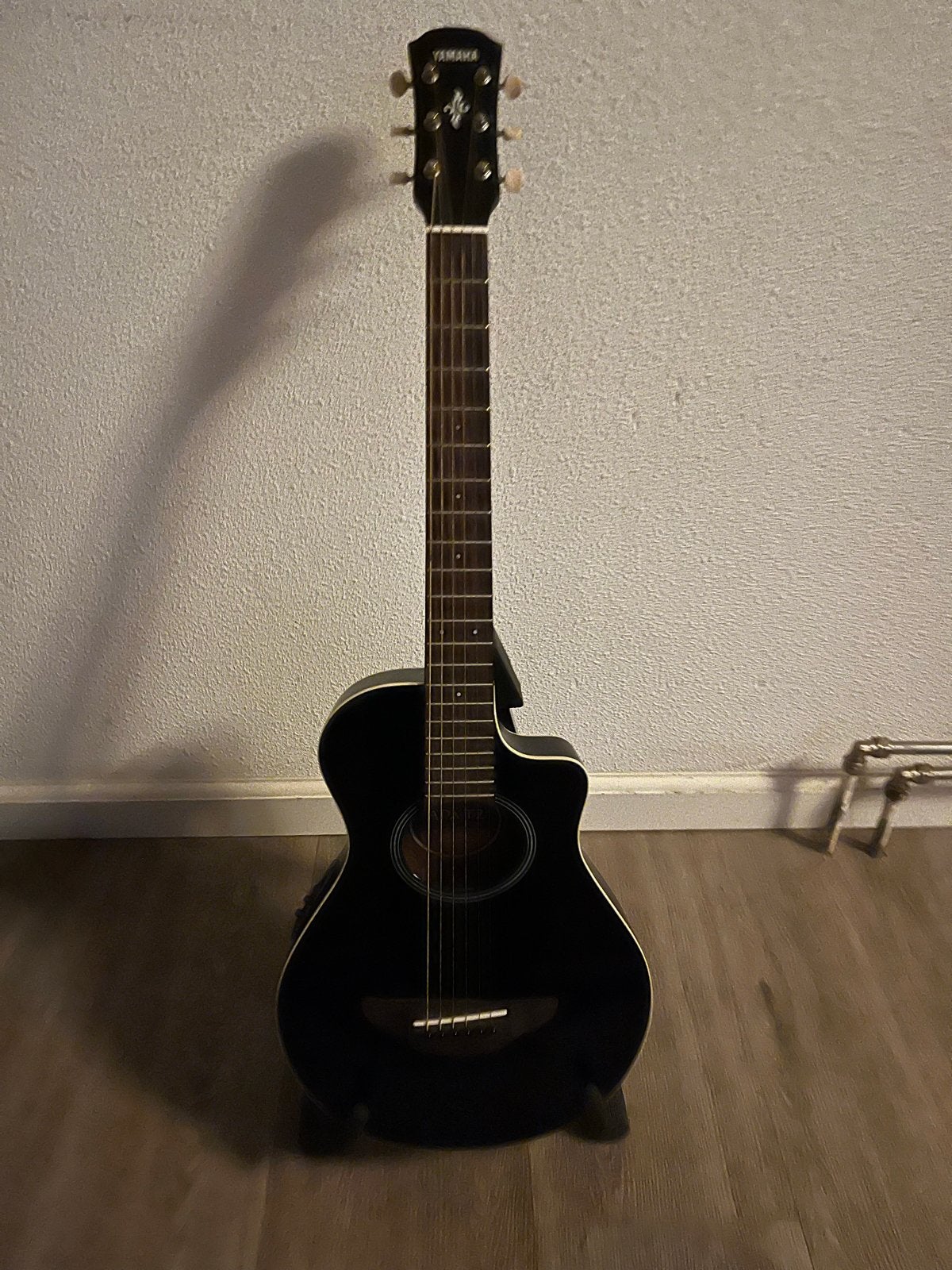Yamaha APX12 Western gitaar 3/4- Zwart, Ophalen, Gebruikt, Western- of Steelstringgitaar
