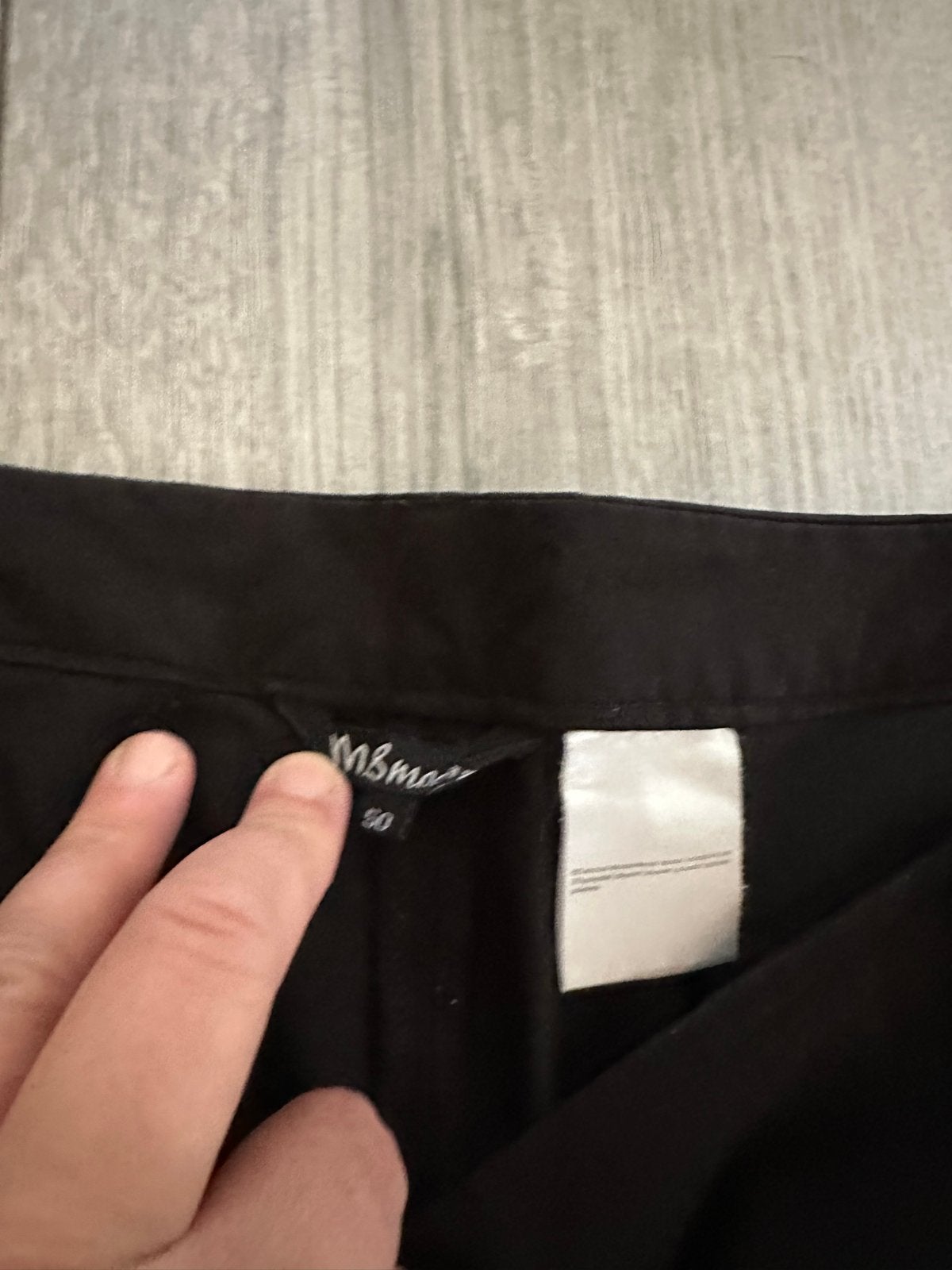 Zwarte MBym broek maat 50, Kort, Zwart, Maat 46/48 (XL) of groter, Ophalen of Verzenden