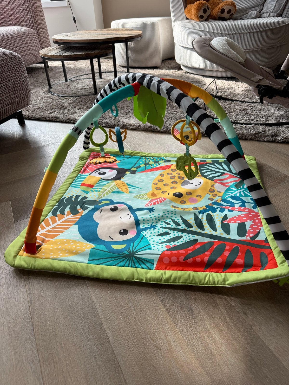 Speelkleed met babygym - Jungle thema, Kinderen en Baby's, Ophalen, Zo goed als nieuw, Speelkleed