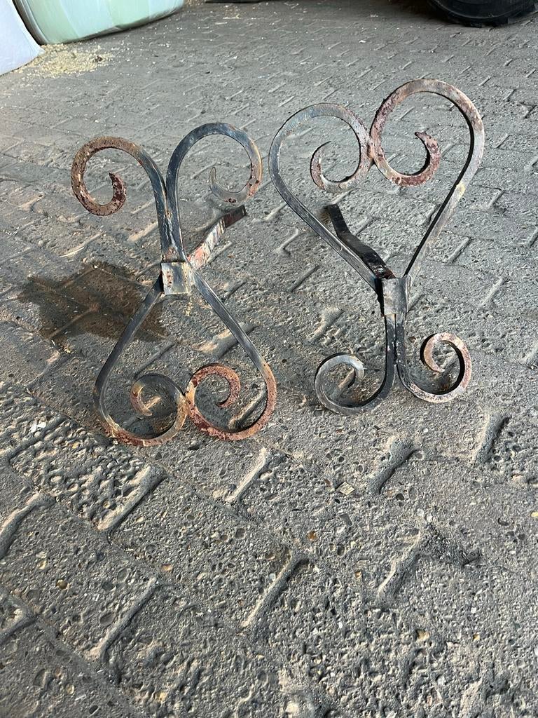 Decoratieve Gevelankers - Set van 6, Ophalen, Metaal, Gebruikt, Brocante