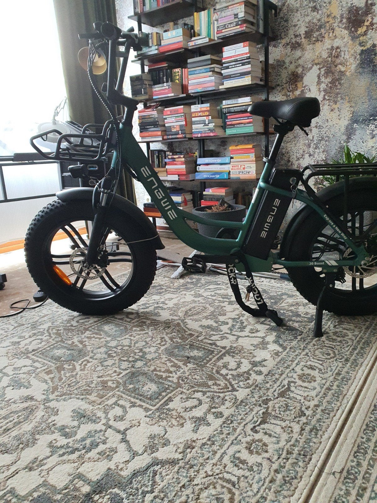 Engwe L20 Boost Fatbike E-bike - Zo goed als nieuw, Ophalen, Zo goed als nieuw, 50 km per accu of meer