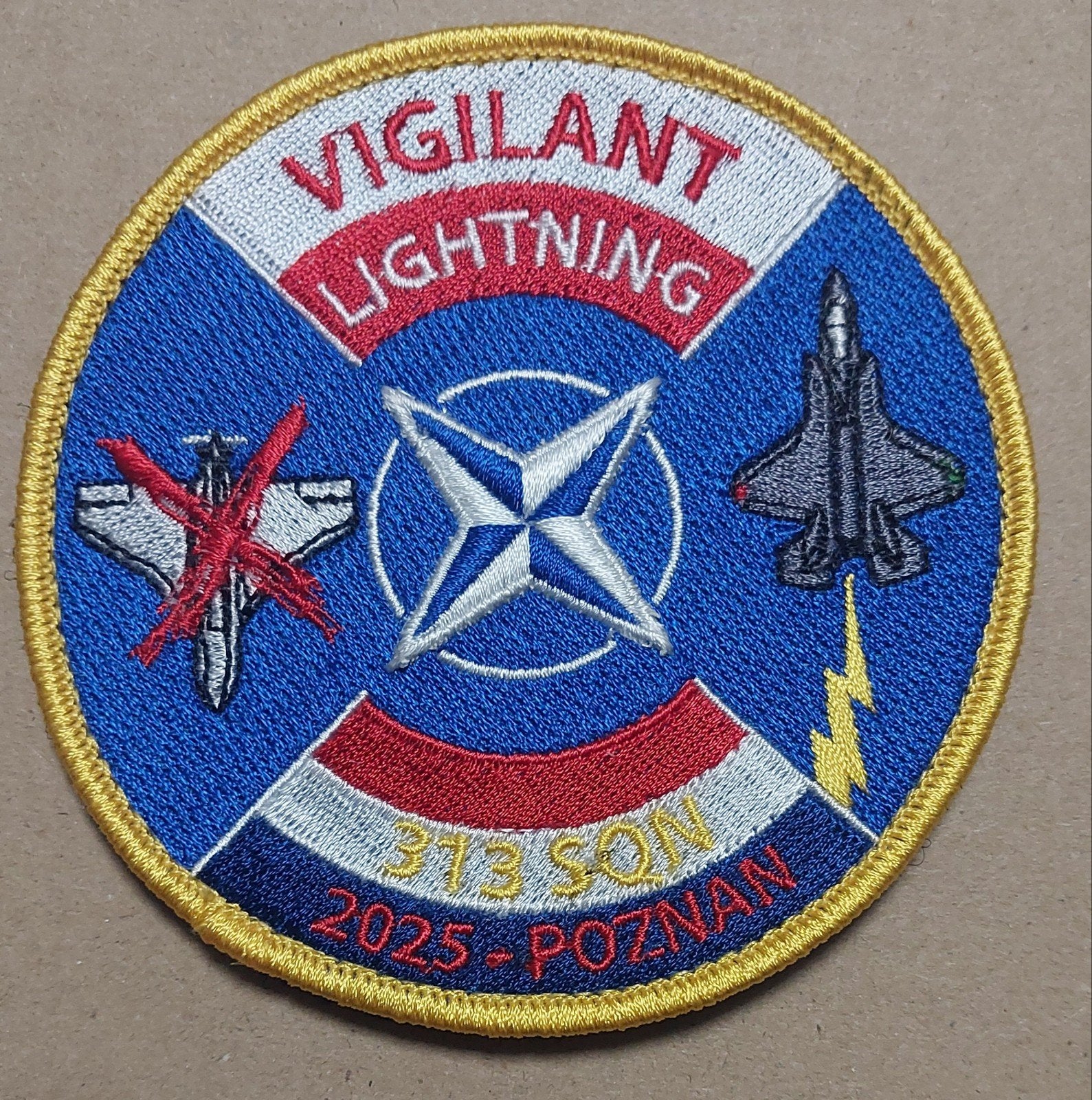 patch.313 Sqn, Verzenden, Nieuw, Patch, Badge of Embleem