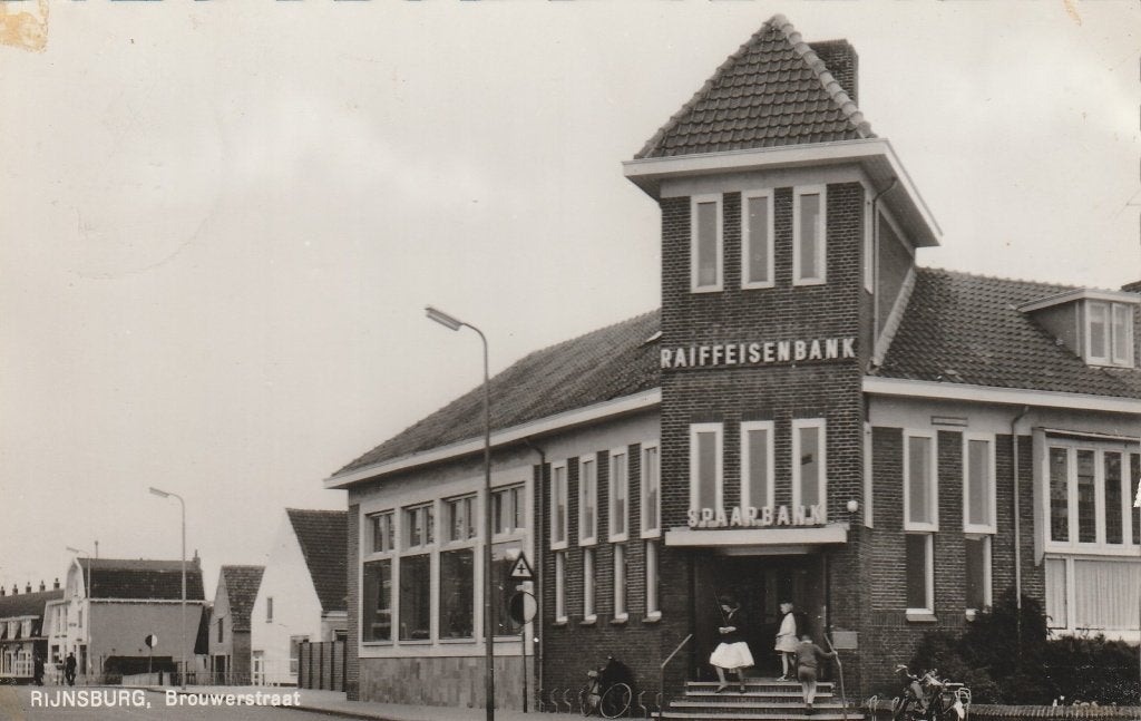 Rijnsburg    Raifeisen Spaarbank, Ophalen of Verzenden, 1940 tot 1960, Gelopen, Zuid-Holland