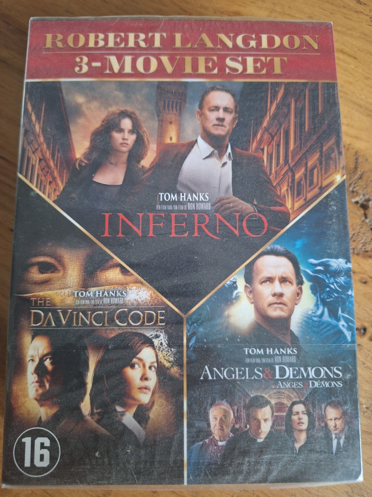 Robert langdon 3-movie set NIEUW, Vanaf 16 jaar, Ophalen of Verzenden, Nieuw in verpakking