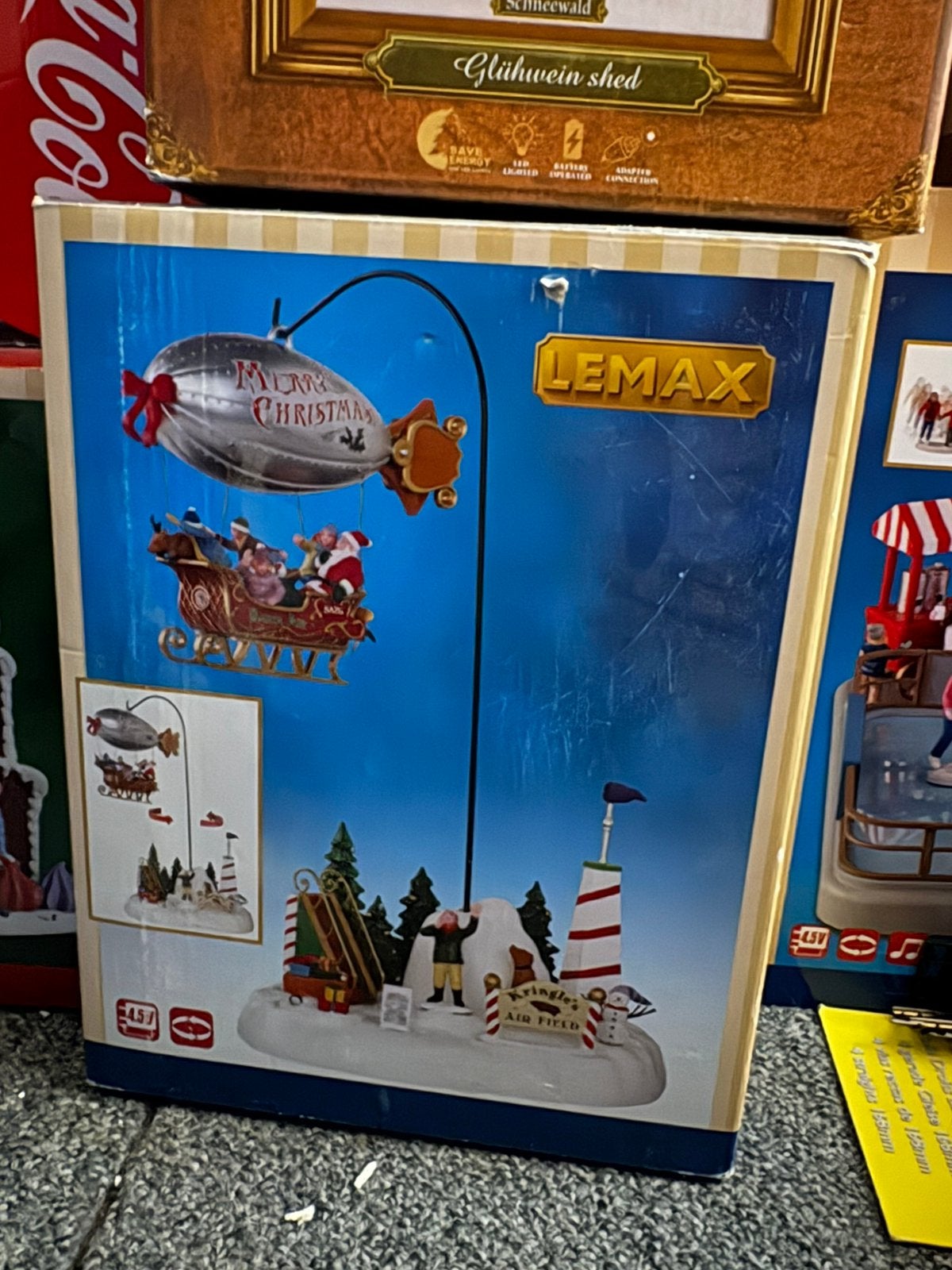 Lemax zeppelin, Verzenden, Zo goed als nieuw
