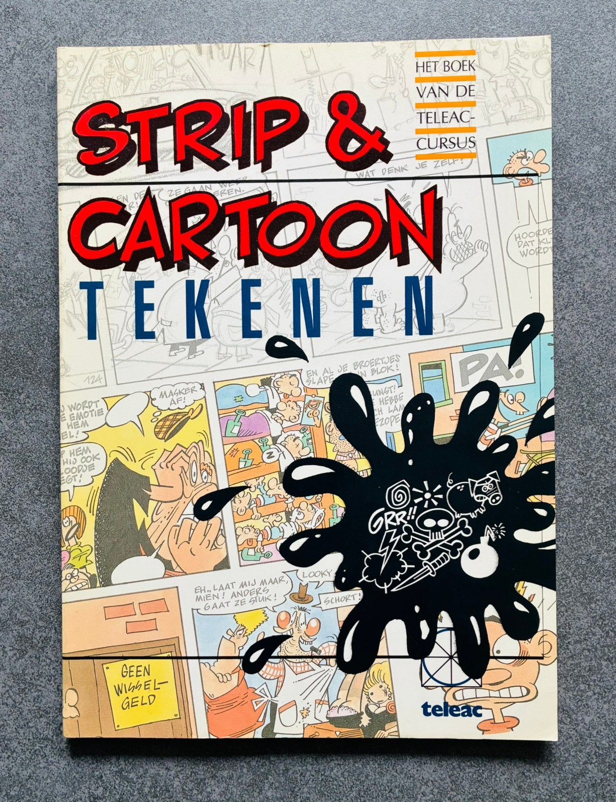 Strip & Cartoon Tekenen – Teleac Cursusboek, Boeken, Ophalen of Verzenden, Zo goed als nieuw