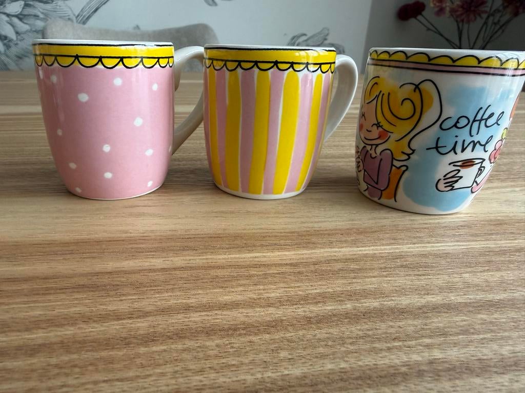 Blond Amsterdam espresso kopjes, Huis en Inrichting, Keuken | Servies, Gebruikt, Blond Amsterdam, Ophalen of Verzenden, Kop(pen) en/of Schotel(s)