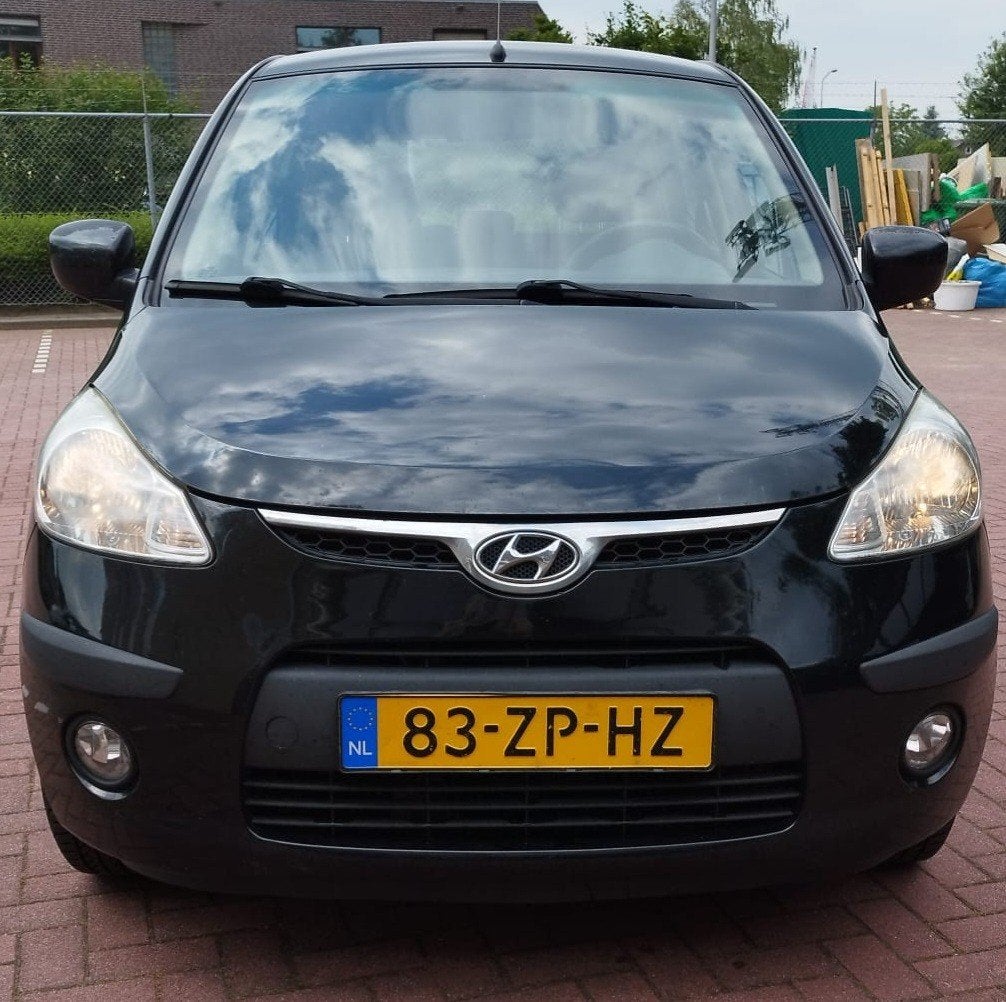 Hyundai i10 1.1 I 5DR 2008 Zwart/NAP, Auto's, Hyundai, Particulier, i10, ABS, Airbags, Airconditioning, Alarm, Centrale vergrendeling