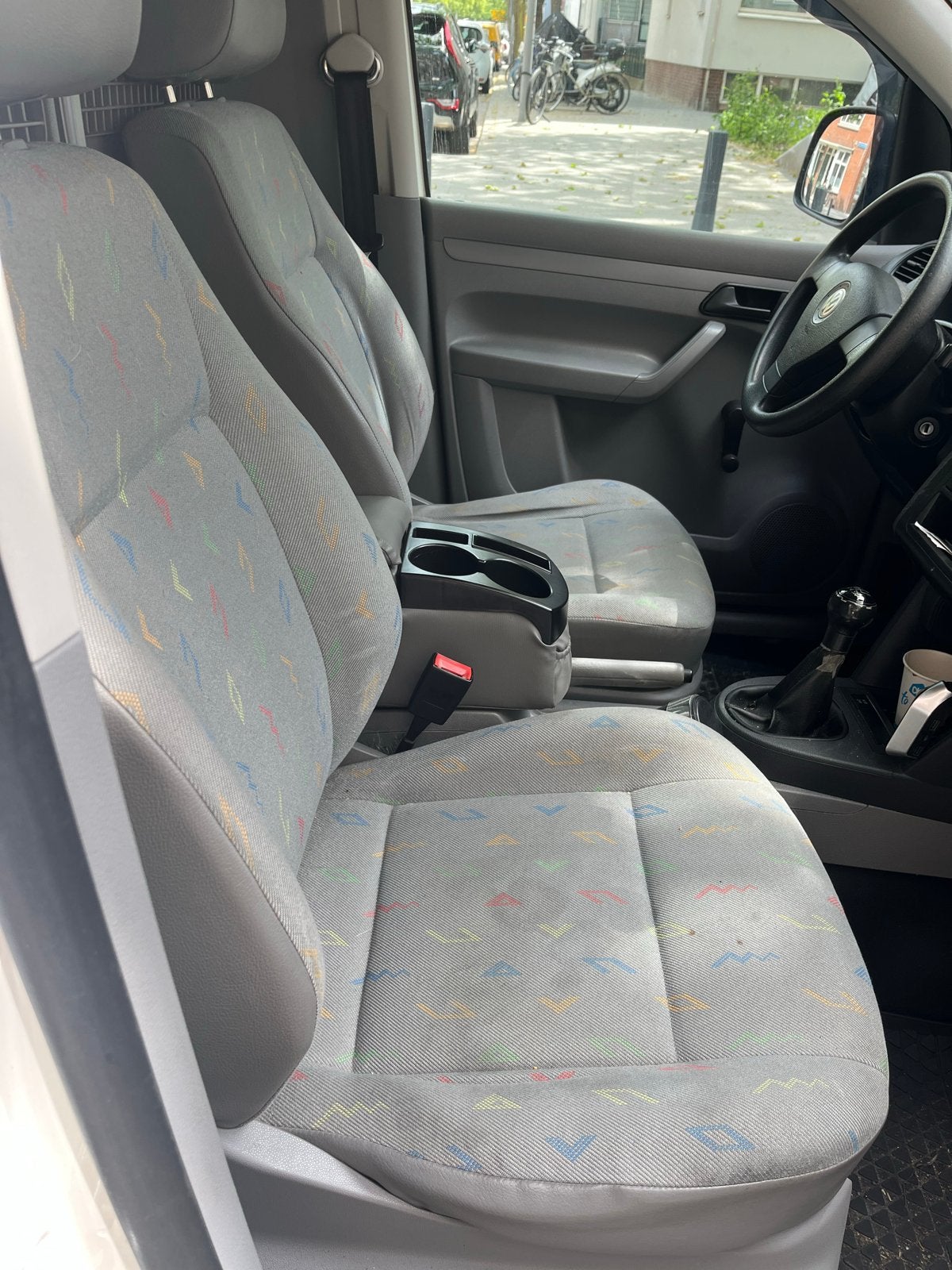 Volkswagen 2007 koelwagen, Auto's, Bestelauto's, Voorwielaandrijving, Stof, 1440 kg, Zwart