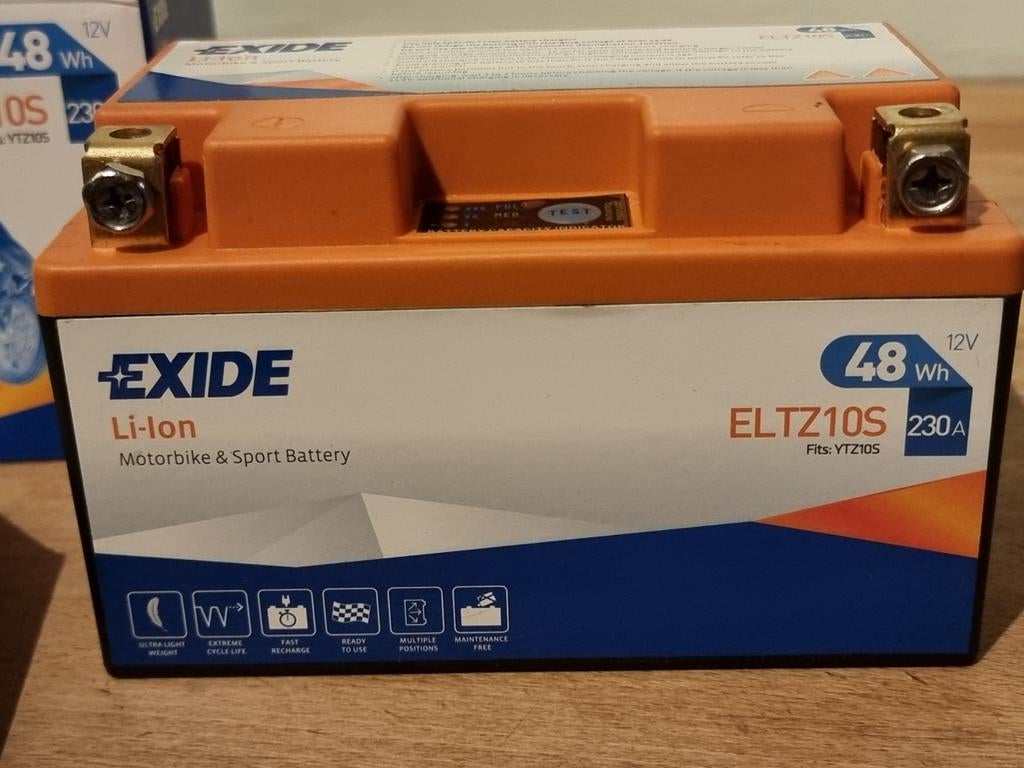 Exide Li-Ion Motorbike & Sport Accu ELTZ10S 12V 48Wh, Motoren, Ophalen of Verzenden, Zo goed als nieuw