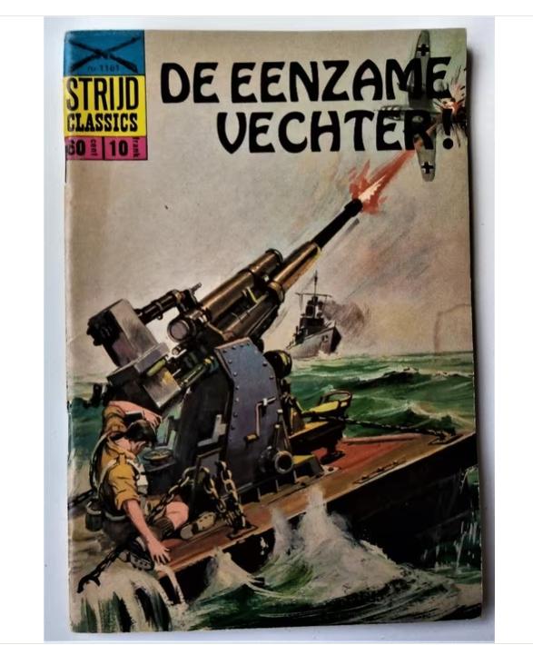strijdclassics nr.1161/1969/1ste druk/de eenzame vechter, Eén stripboek, Ophalen of Verzenden, Gelezen