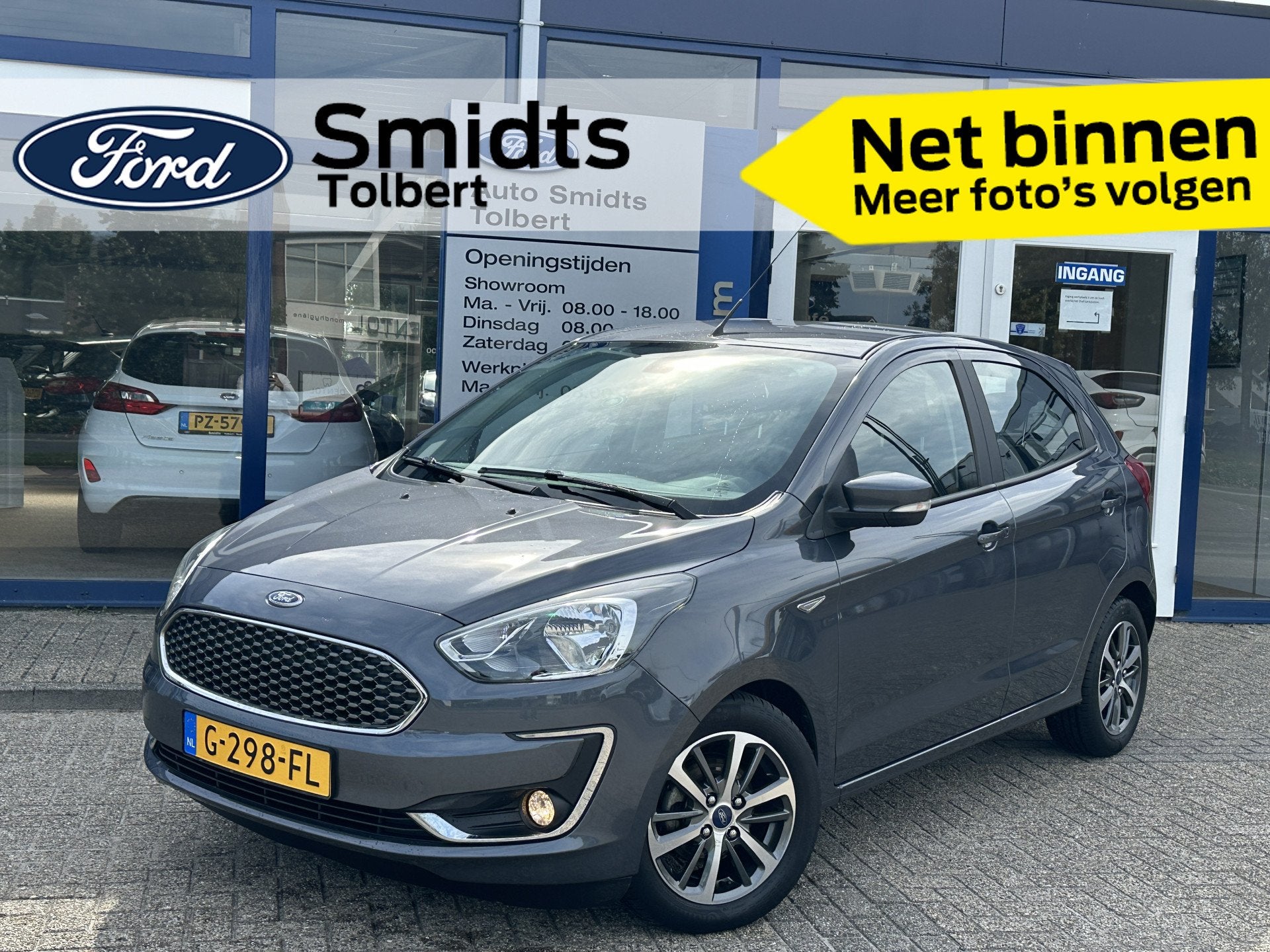 Ford Ka+ 1.2 85PK Trend Ultimate | 1e eigenaar & dealeronder, Origineel Nederlands, Bedrijf, Handgeschakeld, Zilver of Grijs