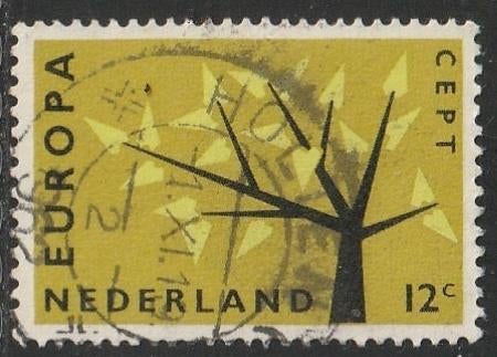 Nederland 1962 777 Europa 12c, Gest Holten, Ophalen of Verzenden, Na 1940, Gestempeld