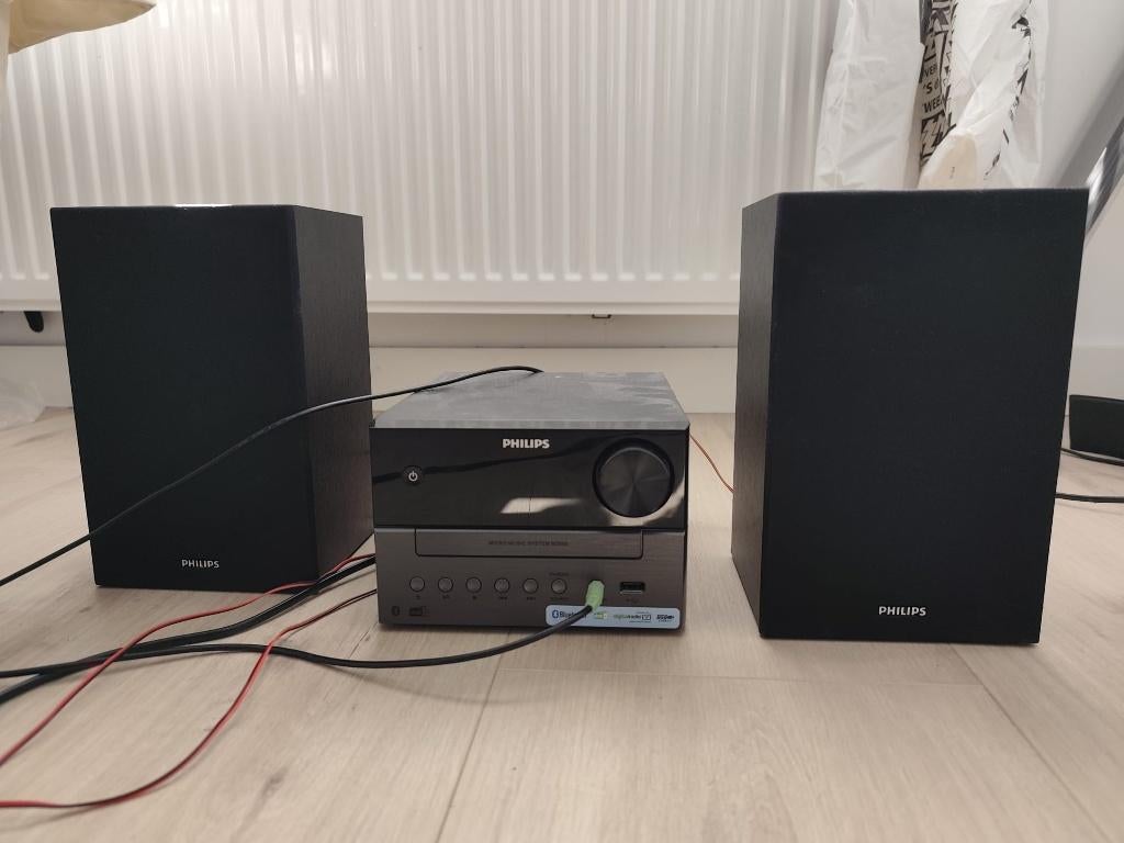 Philips M3505 Sound system, Ophalen, Philips, Zo goed als nieuw, Complete surroundset