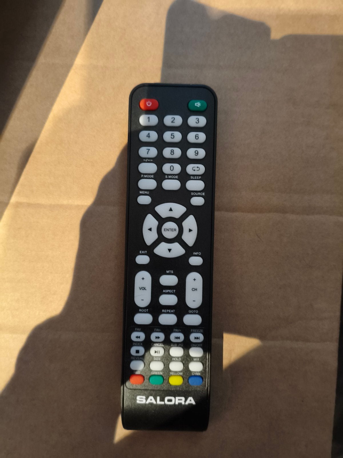 Salora 32 inch HD LED TV met backlight defect - voor klusser, Audio, Tv en Foto, Televisies, Ophalen