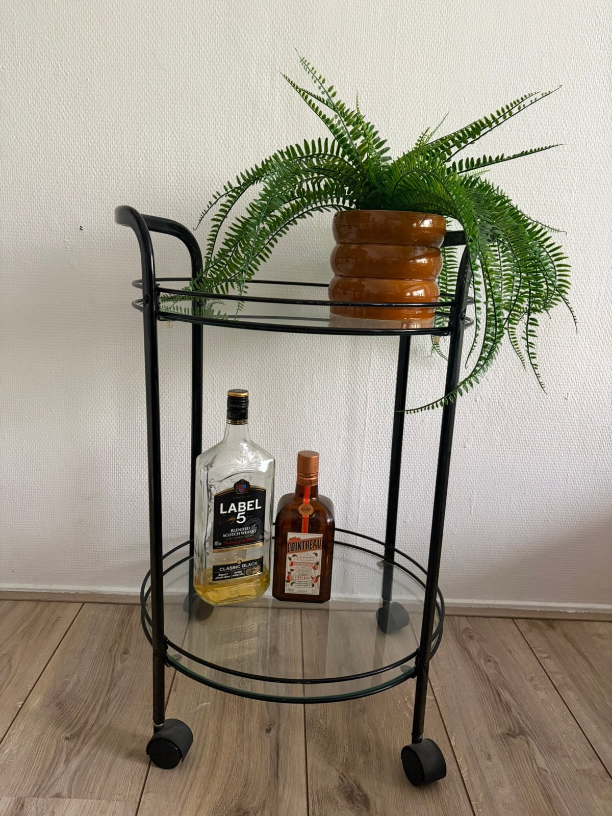 Leuke vintage dranken trolley, Ophalen of Verzenden, Zo goed als nieuw
