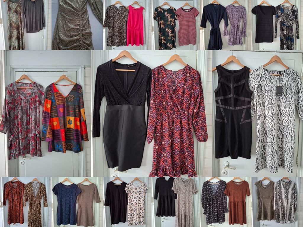 Partij jurken 29 stuks maat XS en S veel merk, Kleding | Dames, Dames-kledingpakketten, Nieuw, Maat 36 (S), Verzenden