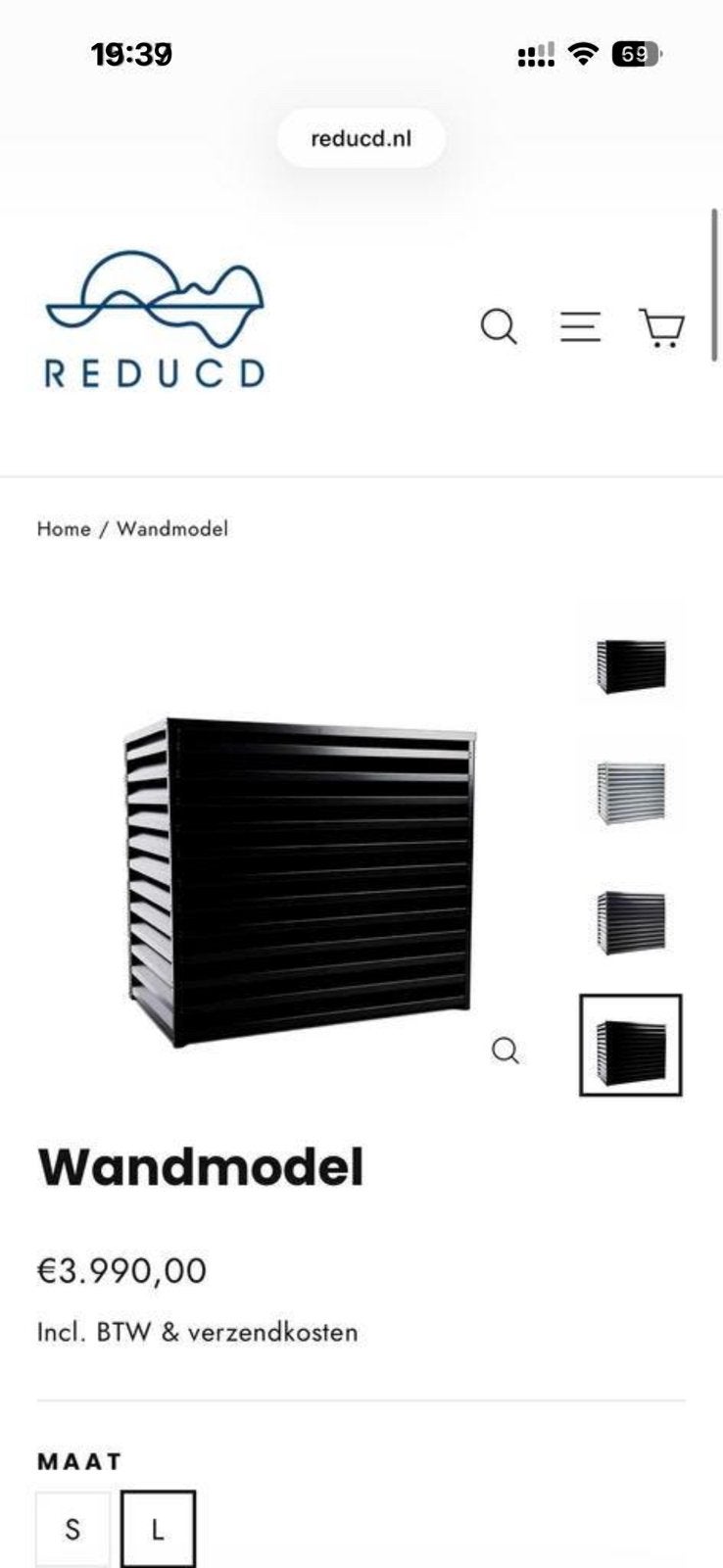 Nieuwe Reducd Wandmodel Omkasting voor Airco / Warmtepomp, Ophalen, Nieuw