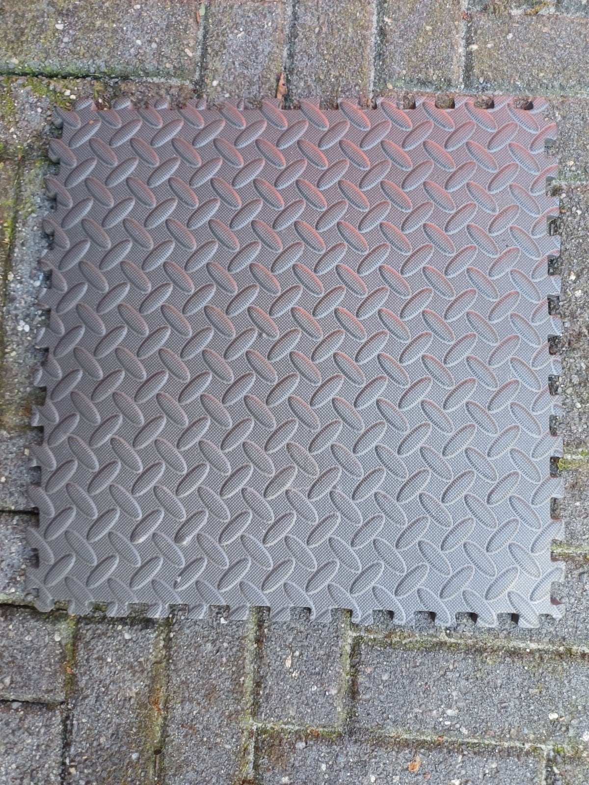 Zwembadtegels grijs 38,5 bij 38,5cm, 47 stuks, Ophalen, Zo goed als nieuw