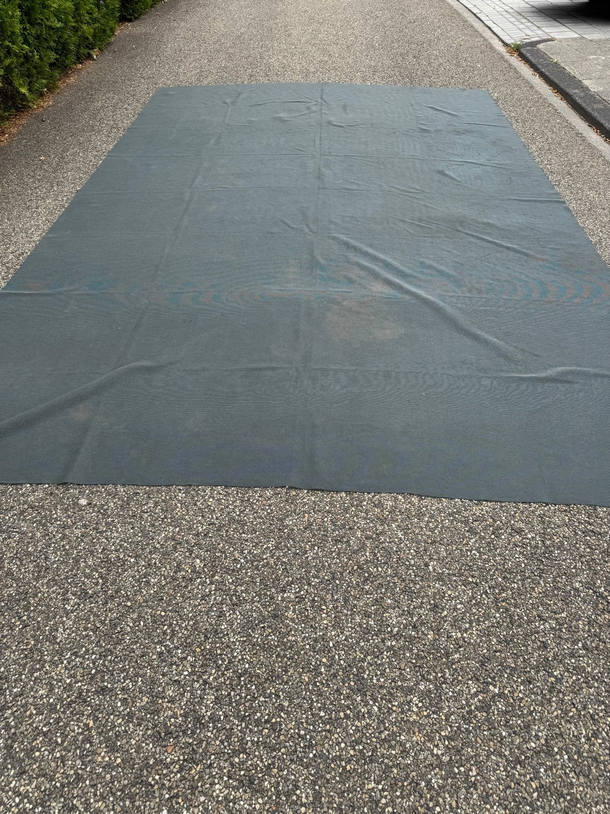 Luchtdoorlatend gronddoek / grondzeil, Caravans en Kamperen, Kampeeraccessoires, Ophalen, Zo goed als nieuw