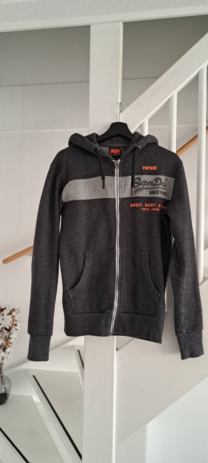 Superdry hoodie met rits - Maat XS - Zeer goede staat, Superdry, Trui of Vest, Ophalen of Verzenden, Zo goed als nieuw