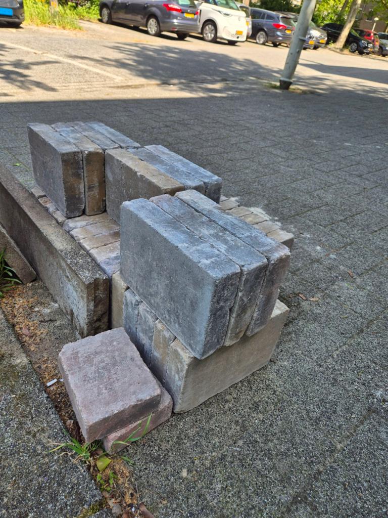 Trommelsteen 20x30cm - Nieuw - Gratis af te halen, Ophalen, Nieuw, Beton, Klinkers