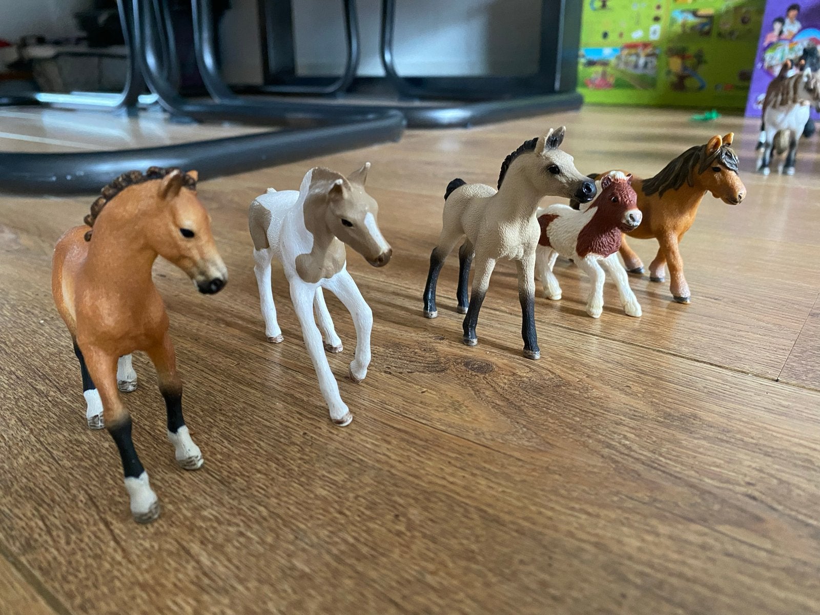 Schleich paardenveulens set - 5 stuks, Ophalen, Gebruikt, Jongen of Meisje