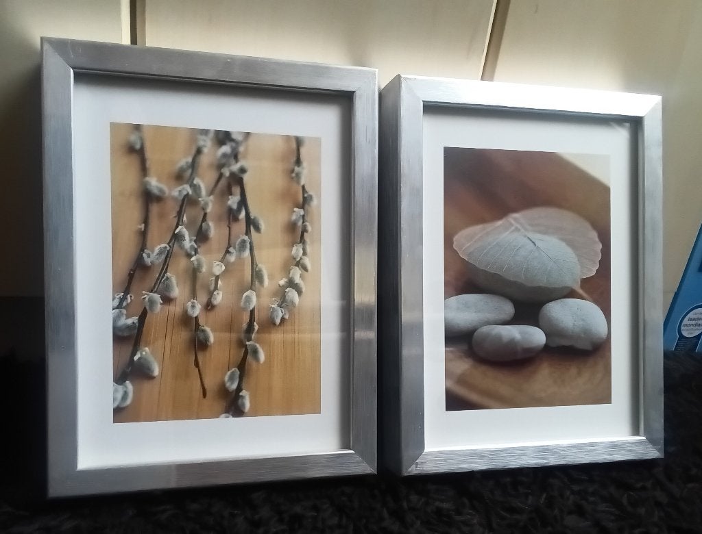 2x Ribba IKEA fotolijst frame, Zilver, Verzenden, Metaal, Standaard fotolijst