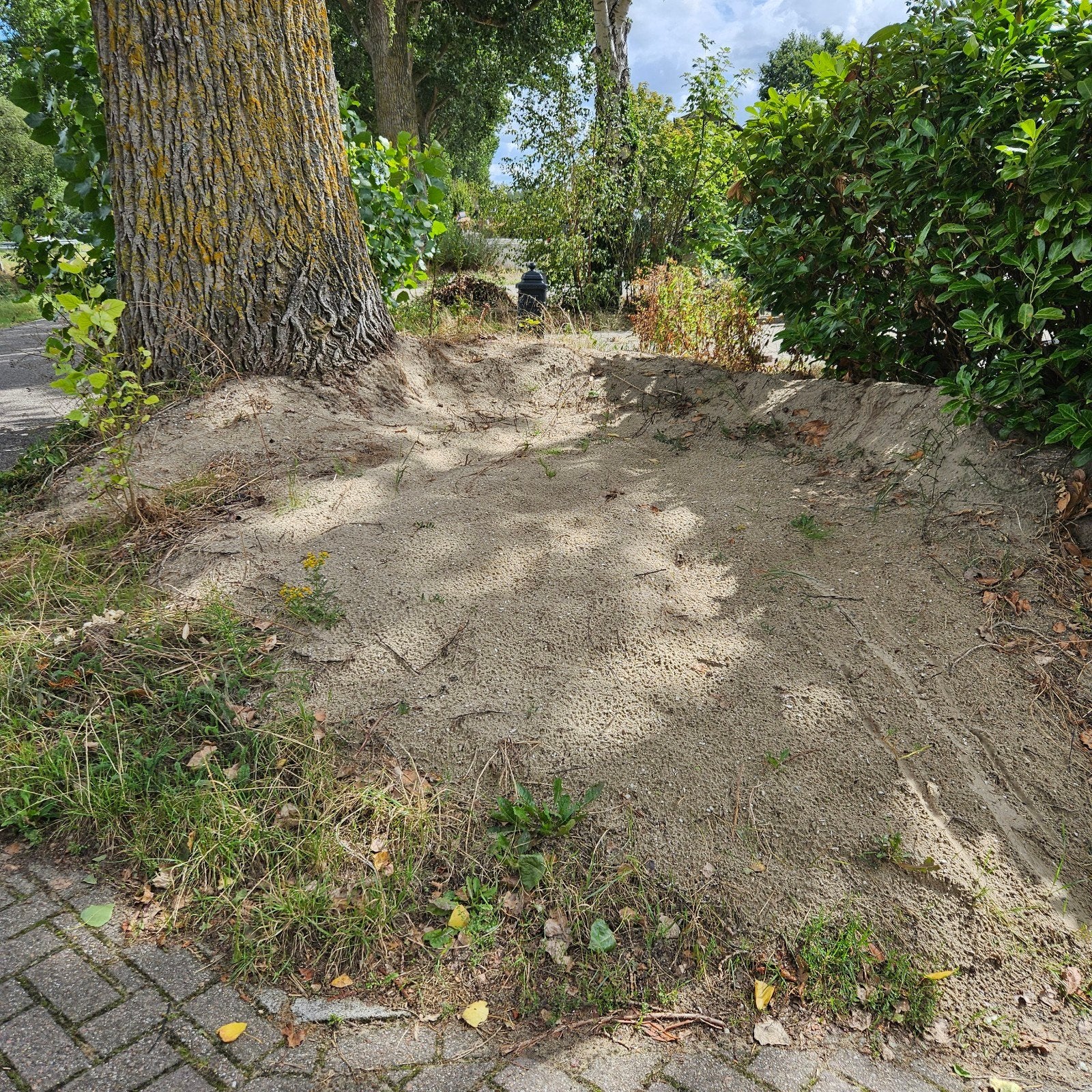 Gratis zand ophalen, Ophalen