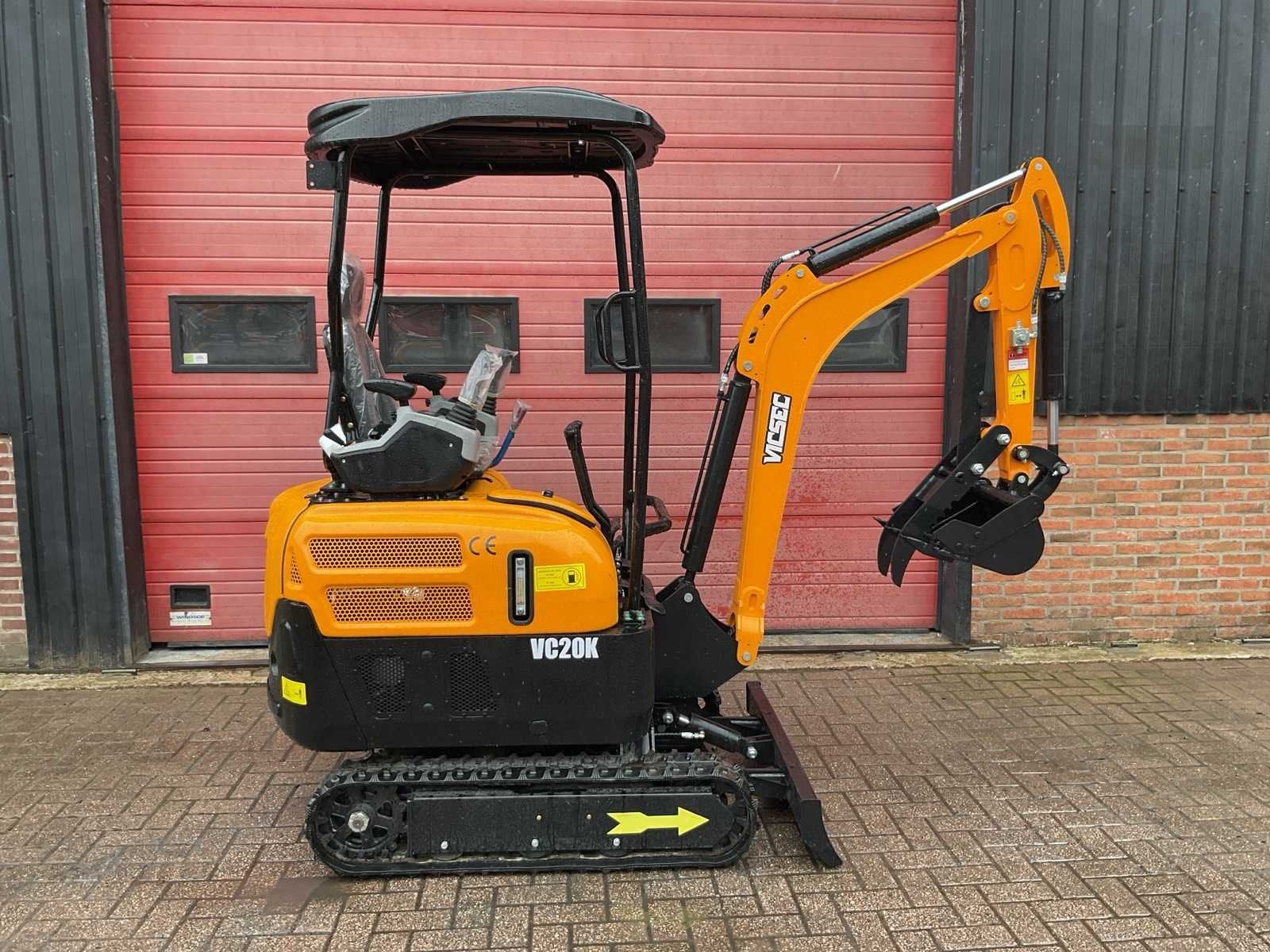 Vicsec VC20K by Kubota Minigraafmachine, Graafmachine
