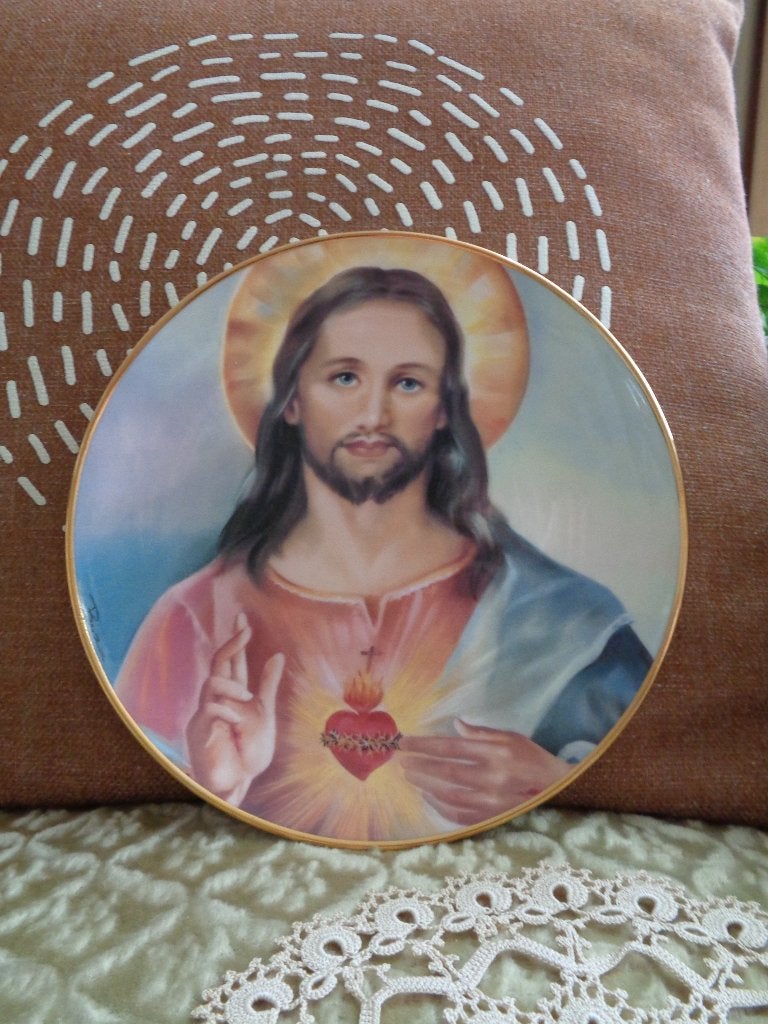 Wandbord Royal Doulton Sacred Heart Bar Zoni ** Mimosa **, Ophalen of Verzenden