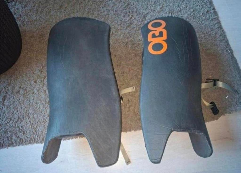 OBO Legguards Maat M met zaalhoezen - Hockey Keeper, Ophalen, Gebruikt