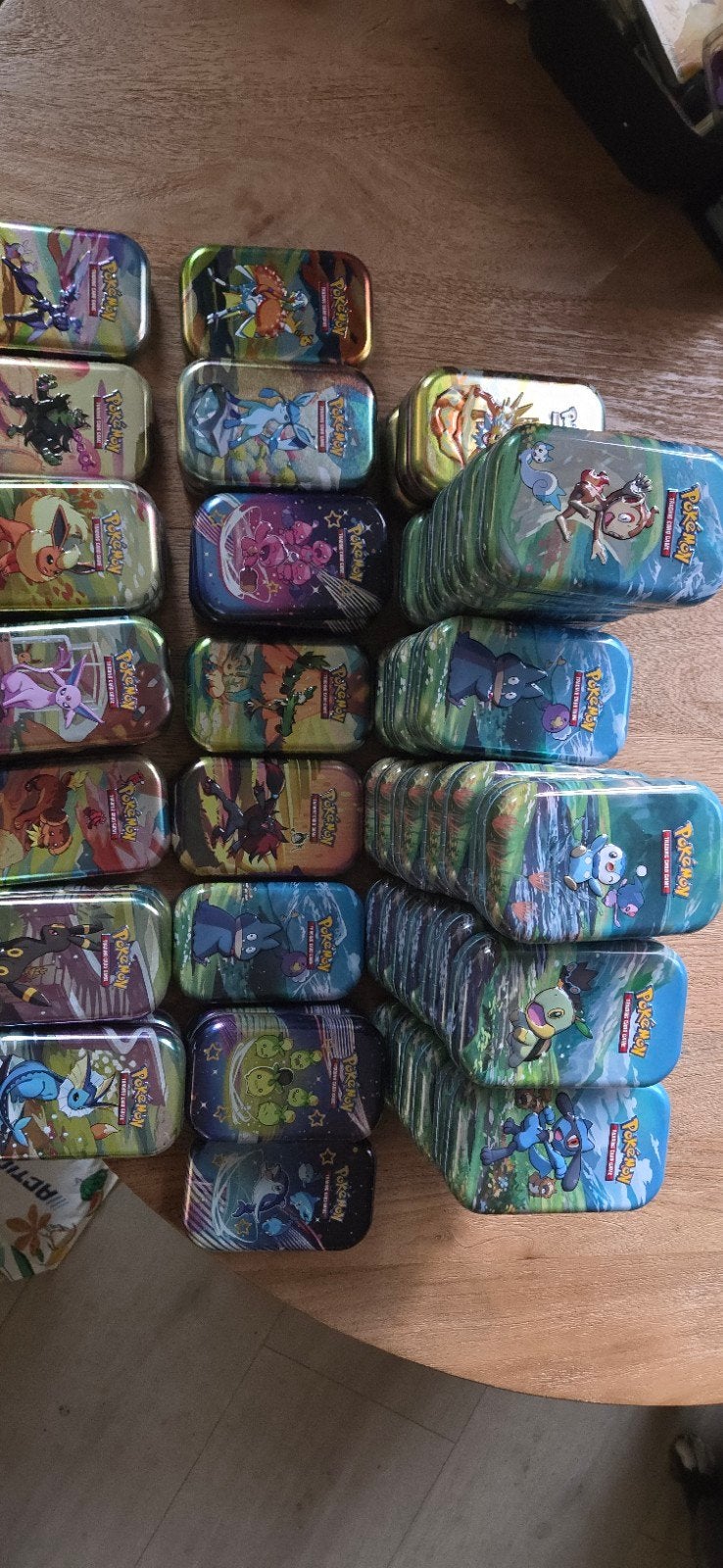 Lege pokemon trading blikjes, Ophalen of Verzenden