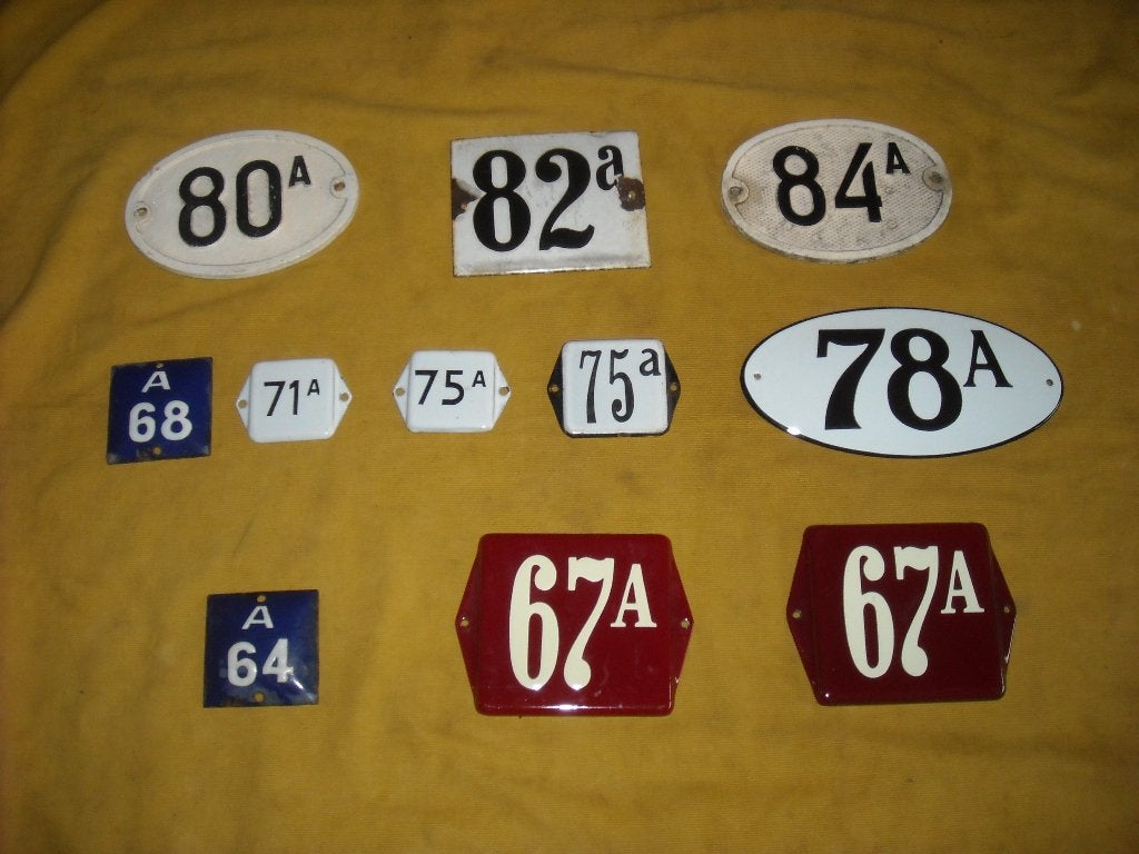 oud huisnummer 64a 67a 68a 71a 75a 78a 80a 82a 84a 67 84 a, Ophalen of Verzenden