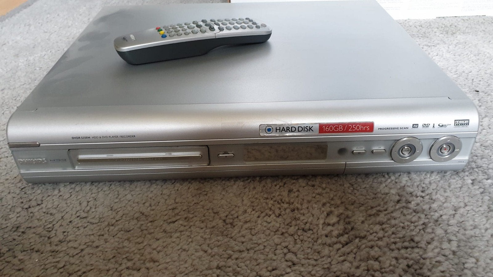 DVD Recorder met Harddisk 160GB - Zilver, Gebruikt, Met harddisk, Dvd-recorder, Ophalen