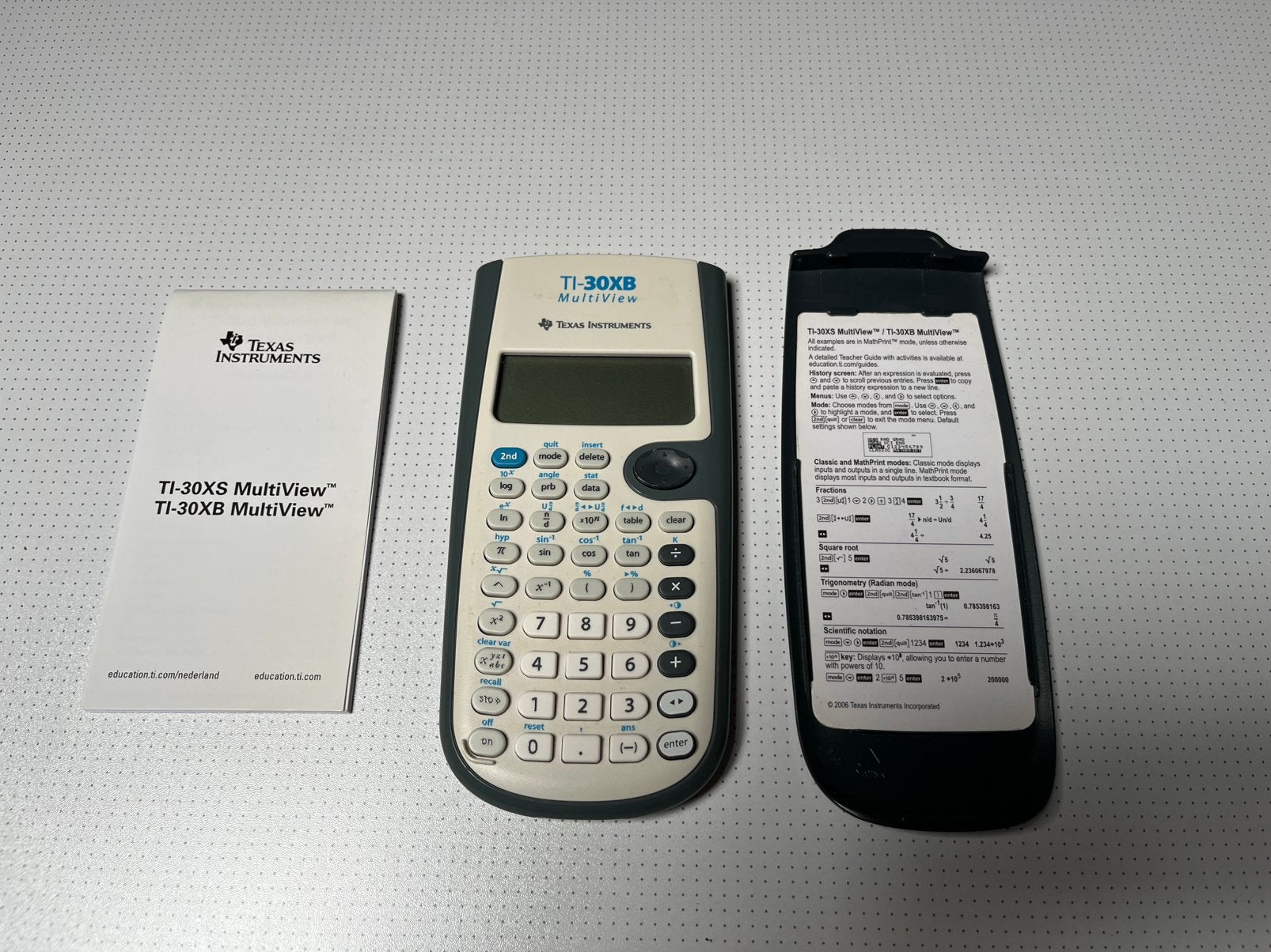 Texas Instruments TI-30XB MultiView rekenmachine, Ophalen of Verzenden, Gebruikt