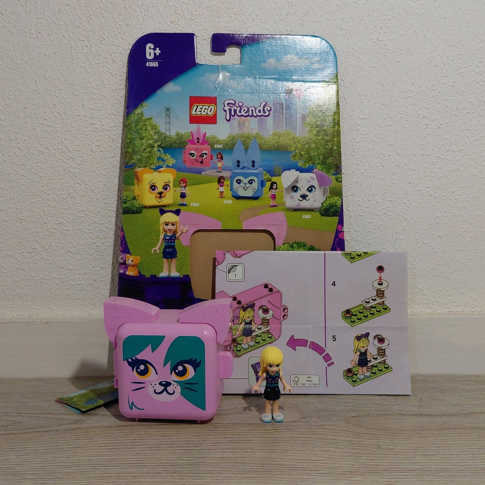 lego friends 41665; Stephanie's kattenkubus, Gebruikt, Lego, Friends, Ophalen of Verzenden