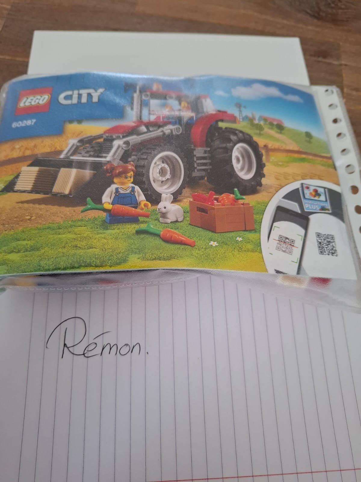 Lego City Tractor 60287, Lego, Accessoire, Ophalen of Verzenden, Inclusief instructies