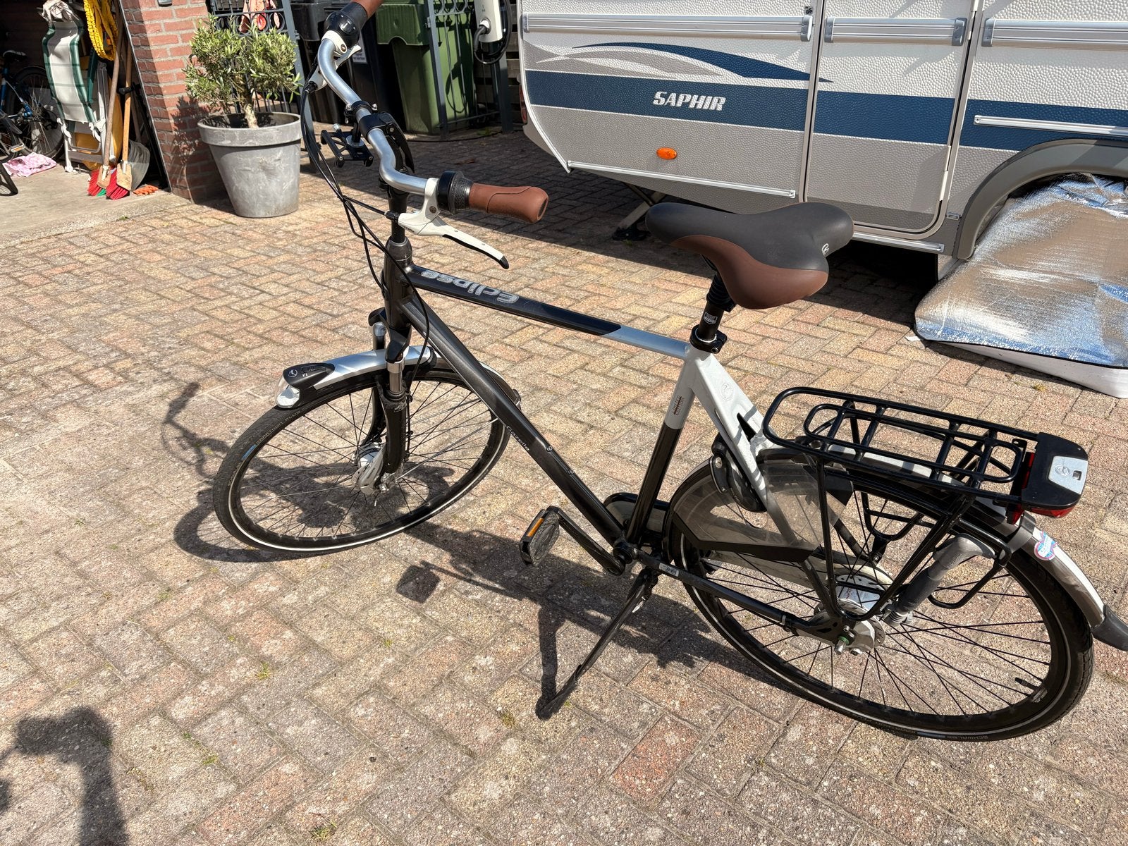 Gazelle Eclipse Limited Edition herenfiets - framemaat 61, Gebruikt, Versnellingen, Ophalen of Verzenden, 61 tot 65 cm