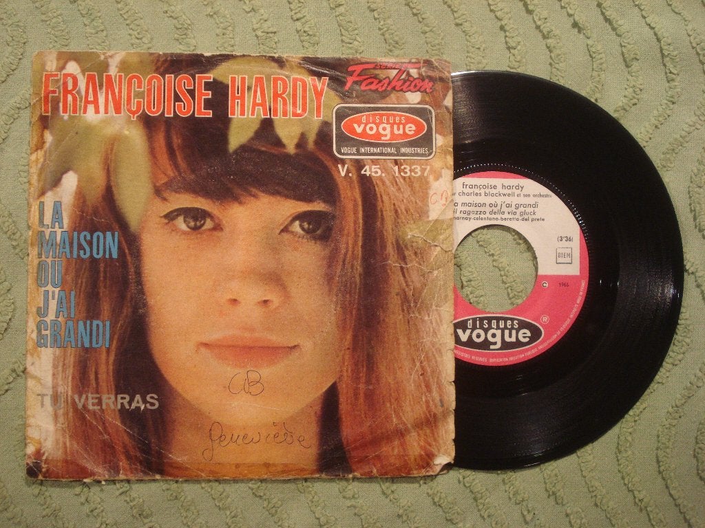 Françoise Hardy 7" Single: ‘La maison ou j’ai grandi’ (Fr), Ophalen of Verzenden, Gebruikt, 7 inch, Pop