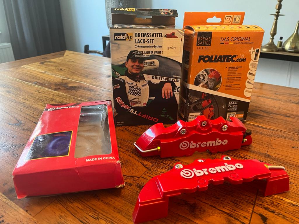 Brembo / kunsstof overzet kappen, Auto-onderdelen, Remmen en Aandrijving, Ophalen, Nieuw